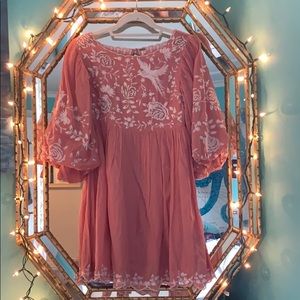 Pink Bridget Babydoll Mini Dress